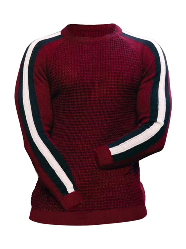 Men's Legend Stripe Sleeve Waffle Knit T-shirt