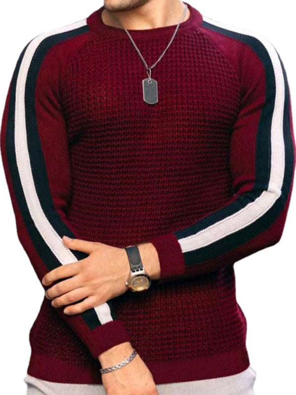 Men's Legend Stripe Sleeve Waffle Knit T-shirt
