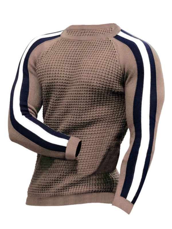 Men's Legend Stripe Sleeve Waffle Knit T-shirt