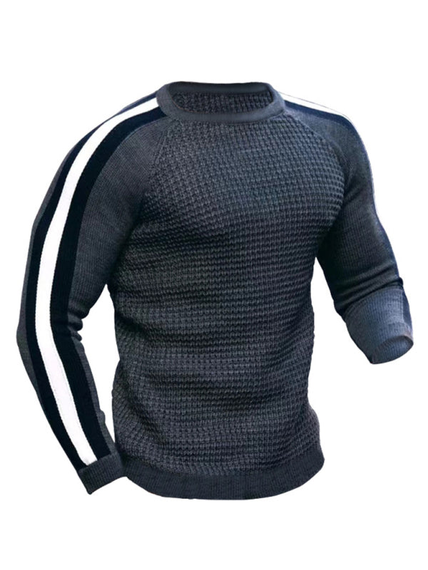 Men's Legend Stripe Sleeve Waffle Knit T-shirt