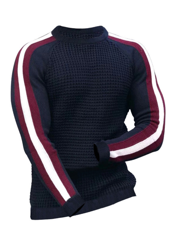 Men's Legend Stripe Sleeve Waffle Knit T-shirt