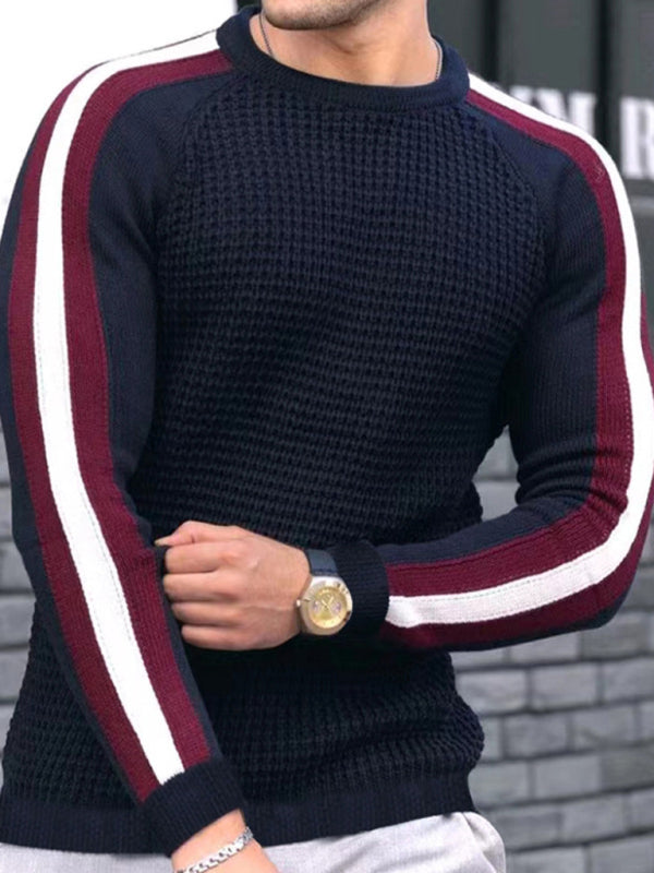 Men's Legend Stripe Sleeve Waffle Knit T-shirt
