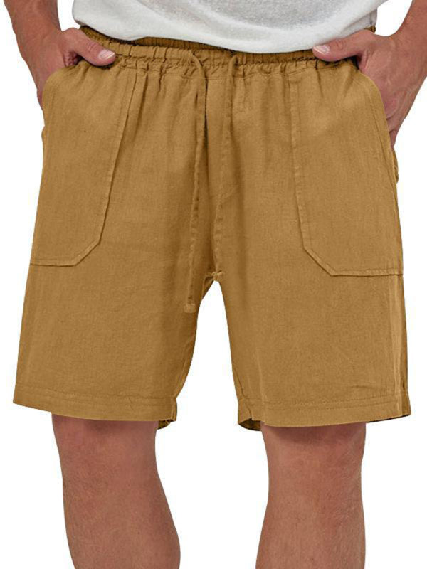 Men's Sleeveless Cardigan and Shorts Set
