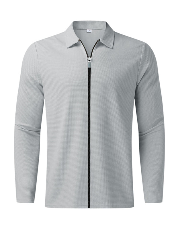 Zip Jacket Cardigan Tops for Men