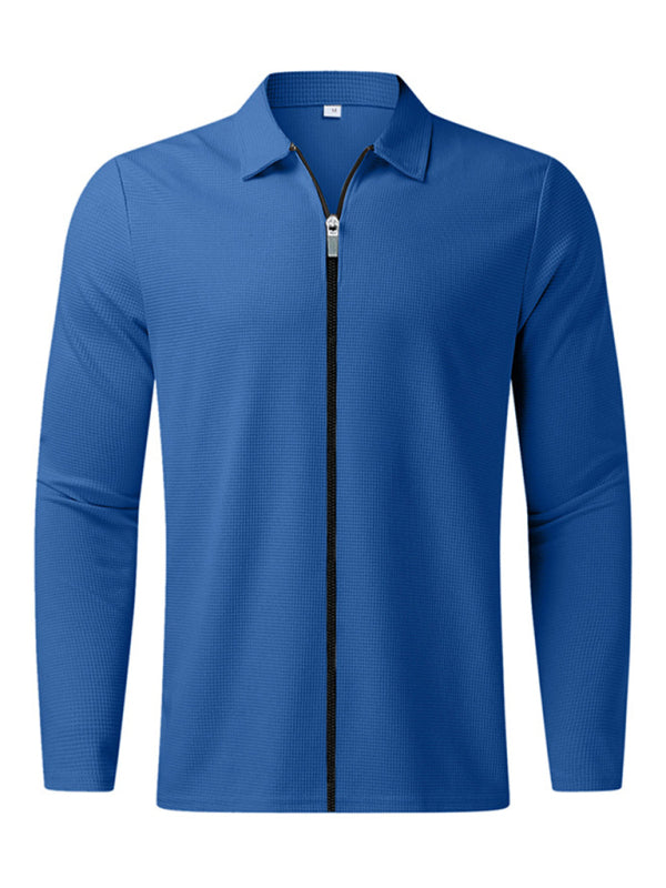 Zip Jacket Cardigan Tops for Men