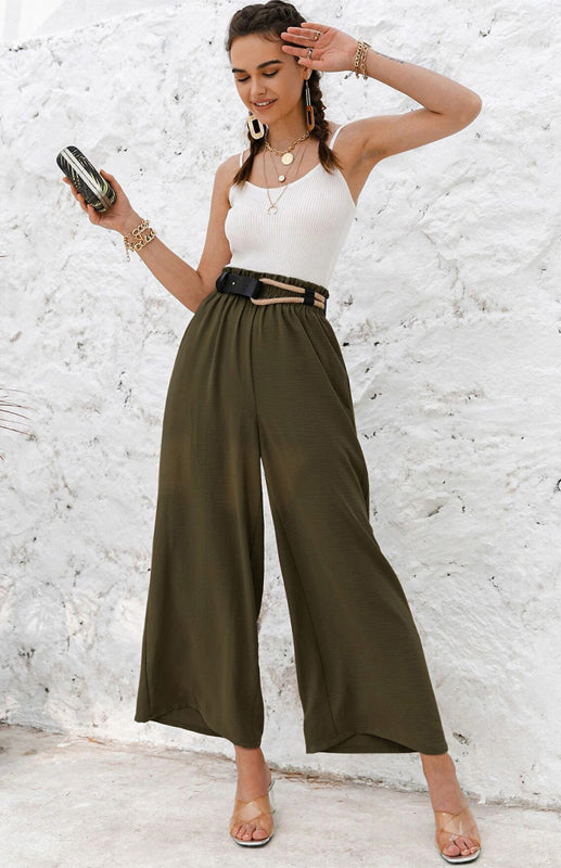 Women's High Waist Wide Leg Pants