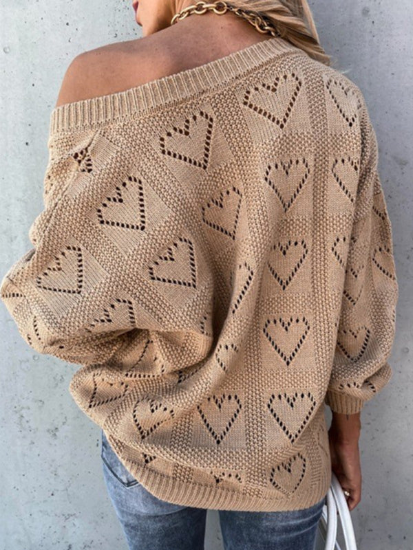 Pullover V-neck Knitted sweater for Women