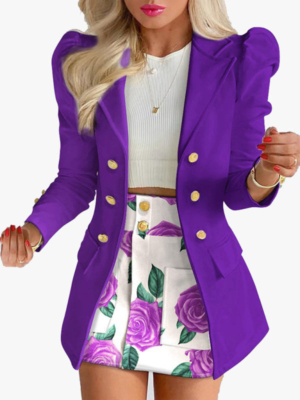 Princess Slim Suit Skirt Set for Women