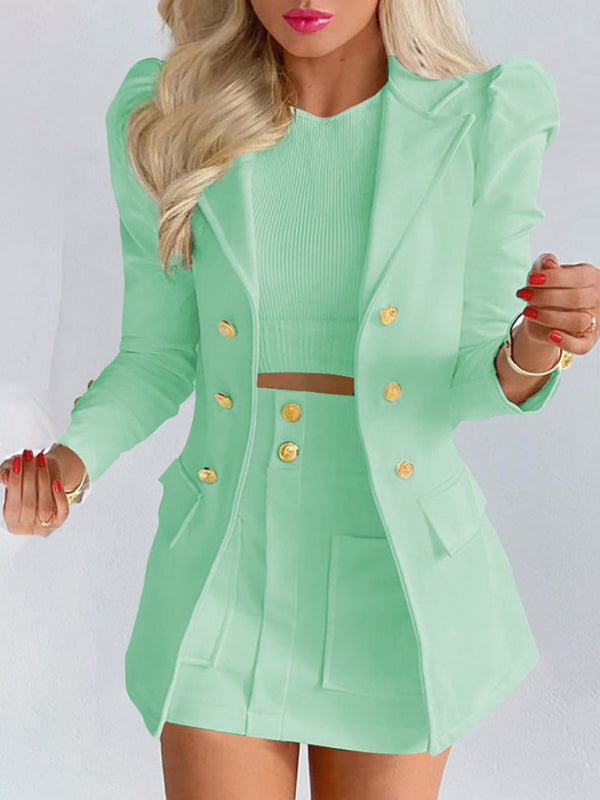Princess Slim Suit Skirt Set for Women