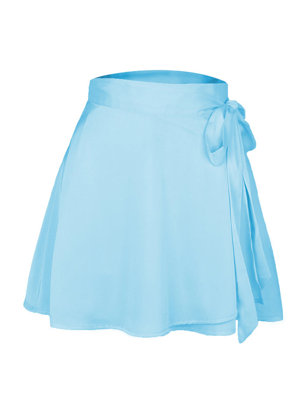 Women's High Waist Wrapped Skirt