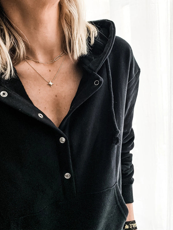 Women's Hooded Pullover Oversized Sweatshirt