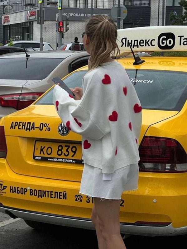 Valentine's Day Love Loose Casual Sweater for Women