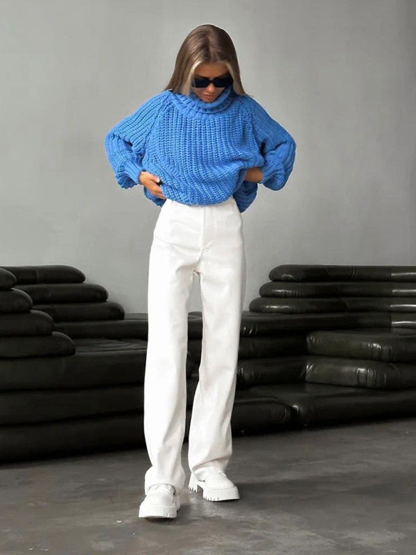Loose Casual Long-Sleeve Sweater for Women