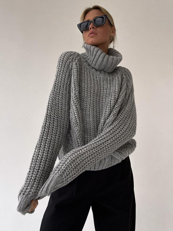 Loose Casual Long-Sleeve Sweater for Women