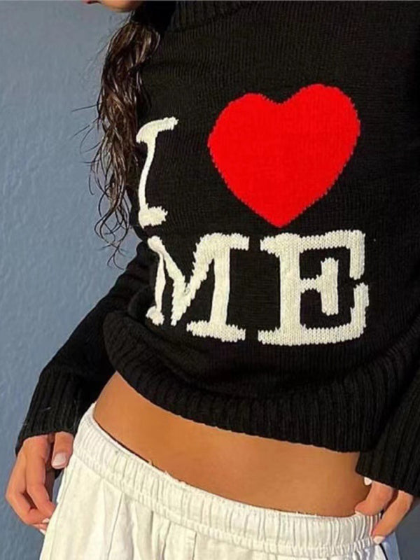 Pullover Knit Sweater for Women