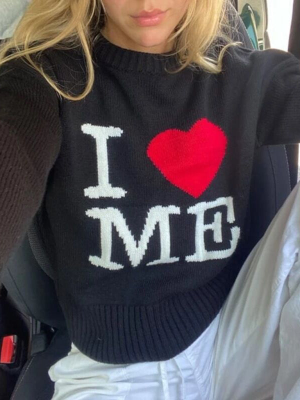 Pullover Knit Sweater for Women