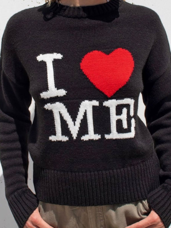 Pullover Knit Sweater for Women