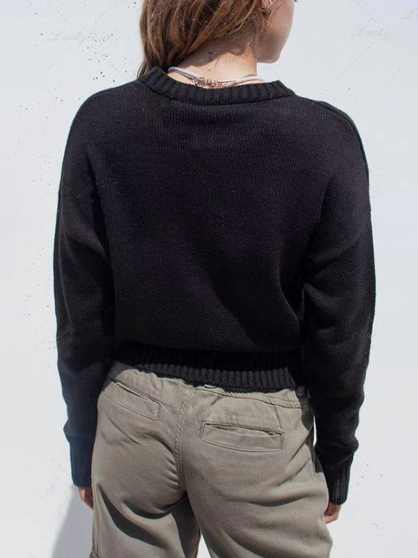 Pullover Knit Sweater for Women
