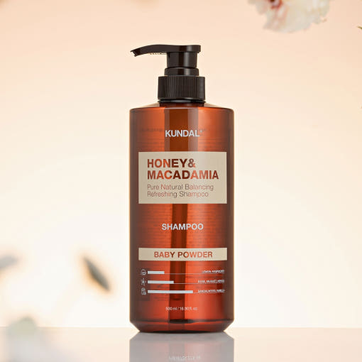 Kundal Honey and Macadamia Natural Shampoo Baby Powder 500ml